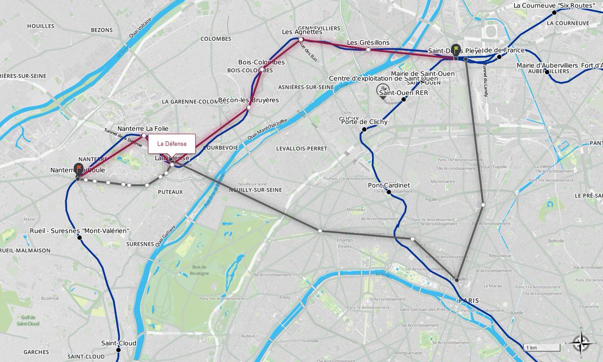 Le saviez-vous ? Avec le nouveau métro, il faudra 17 minutes pour aller de St-Denis à Nanterre contre 39 aujourd'hui
societedugrandparis.fr/carte