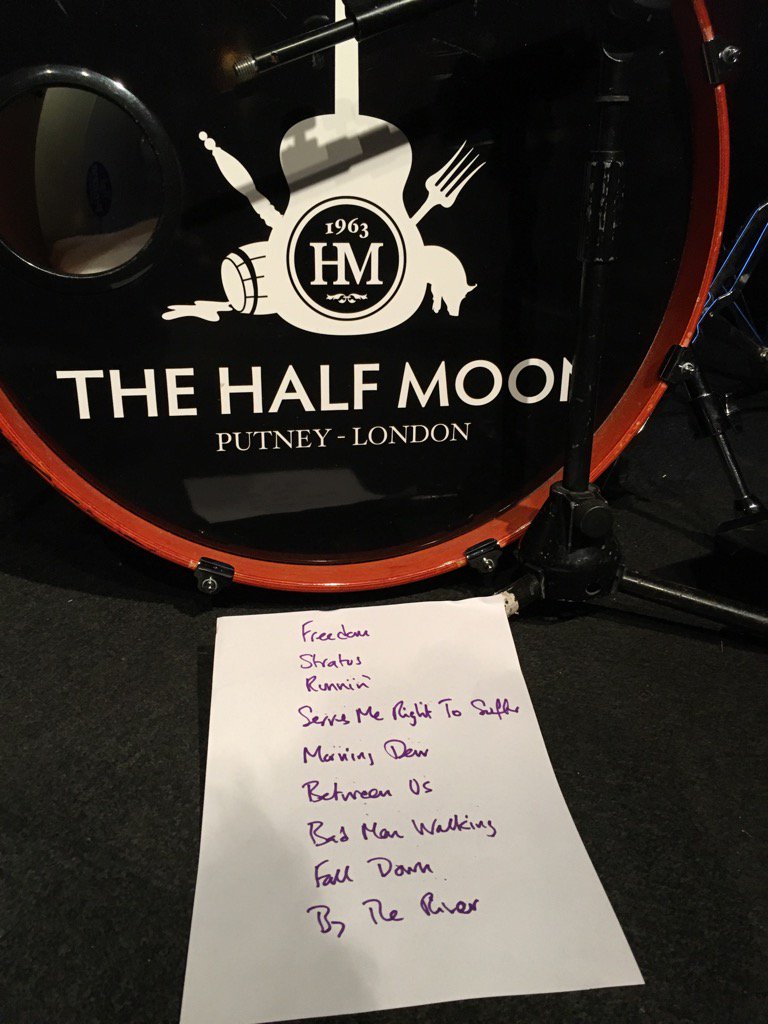 Thanks to all that made the gig last night..awesome #half moon #putney #livemusic #rockmusic #blues
