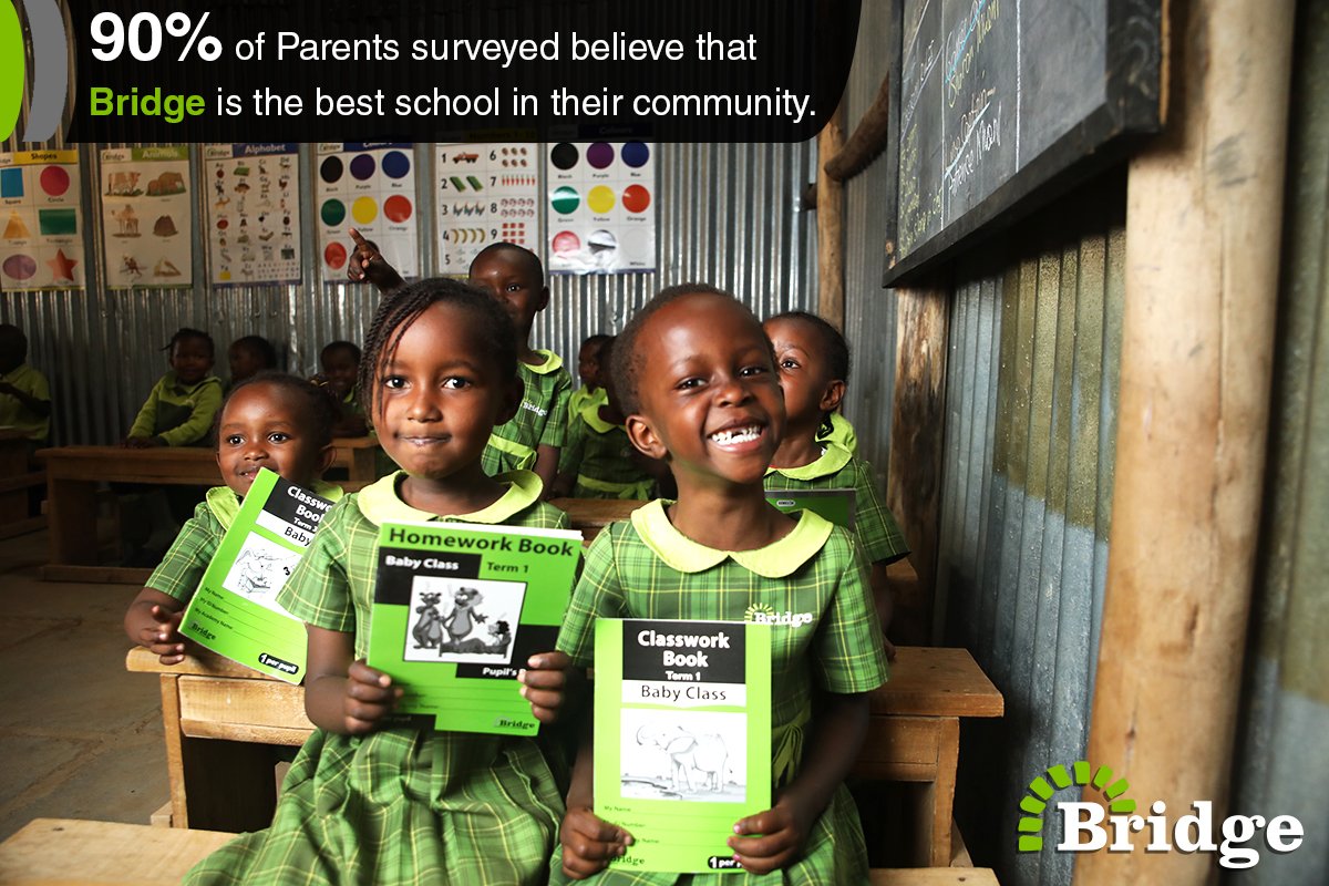 BridgeIntlAcads's tweet photo. New data shows 90% of @BridgeKenya parents believe Bridge is the best school in their community https://t.co/EdazNENegG #WhyBridgeMatters https://t.co/RuRonA30xN