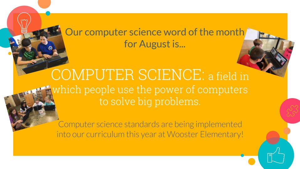 TeriBethStevens's tweet photo. Computer science at @wooster_elem #woosterway https://t.co/Dn4UT6UMOu