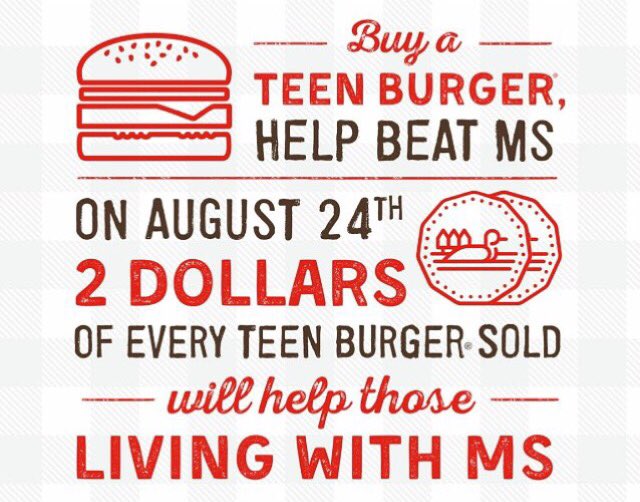 MS_RedDeer's tweet image. Today we feast @AWCanada!#BurgersToBeatMS