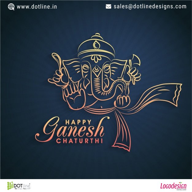 logodesignworkz's tweet image. #LogoDesignWorkz Wishes you all a very Happy Ganesh Chaturthi 2017. #GaneshChaturthi2017 #GaneshaHabba