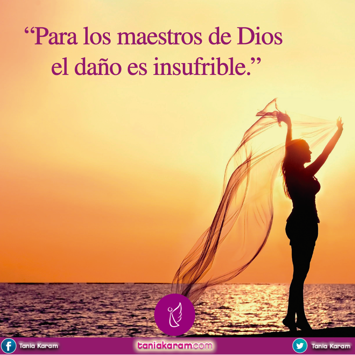 taniakaram's tweet photo. “Para los maestros de Dios el daño es insufrible.”  ⭐💗🙏😇💗⭐
#FelizJueves https://t.co/3exw4IZAvl