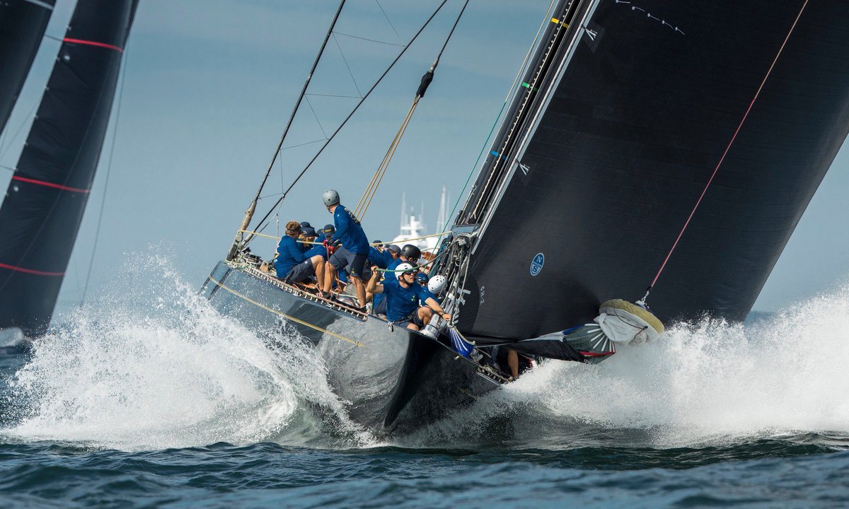 NorthSails's tweet photo. Hanuman remains on top, but only by the skin of their teeth! Which J will claim the Kohler Cup? #JClassWorlds 📸 @onnevanderwal https://t.co/VsG2DIqlOg