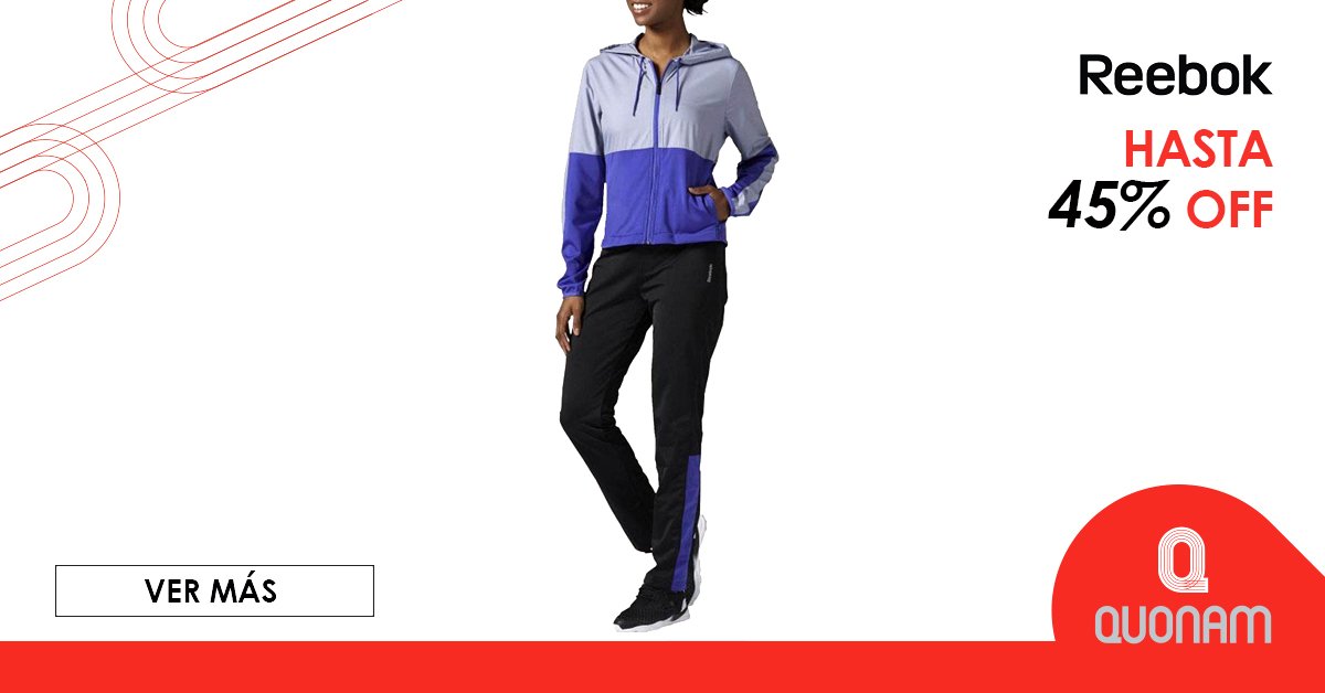 #Reebok // HASTA 45% OFF // 😉
Entrá a nuestra #TiendaOnline y mirá todos las rebajas en productos Reebok. quonam.com.ar