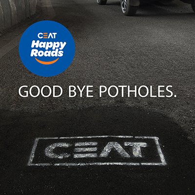 CEATtyres's tweet photo. We initiated using rubber from old tyres to fill potholes for a better tomorrow! Our van filled some potholes at Bandra thanks to the MMRDA https://t.co/AcLUfzkiRX