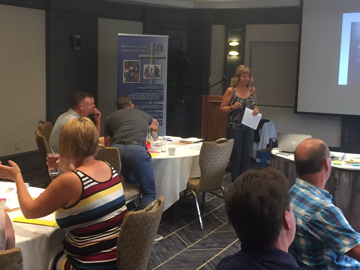 Walkertongreg's tweet photo. @BGCDSB leaders ramping up for new school year with Heather Clayton #truetilt #EdLeadership https://t.co/KFVlrjxgP7