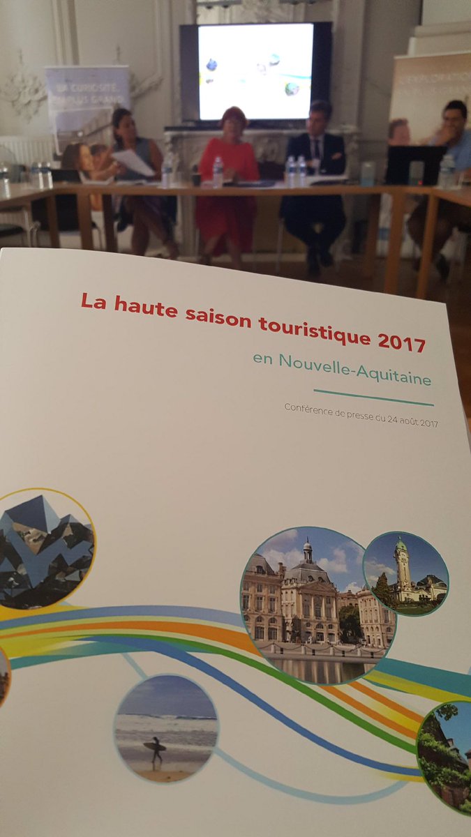 al_rousset's tweet photo. Confpresse de @sdervill et @reginemarchand sur le bilan de la saison touristique en Nouvelle-Aquitaine #tourisme https://t.co/y2kubsC53Y