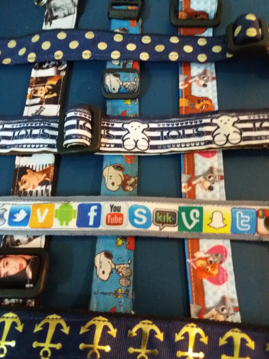 Emmeta8's tweet photo. Nuevos modelos
#dogs #perros #gossos #dogcollar #collardeperro #snoopy #audreyhepburn #emma can #ILoveDogs https://t.co/yMgCRHNzA1