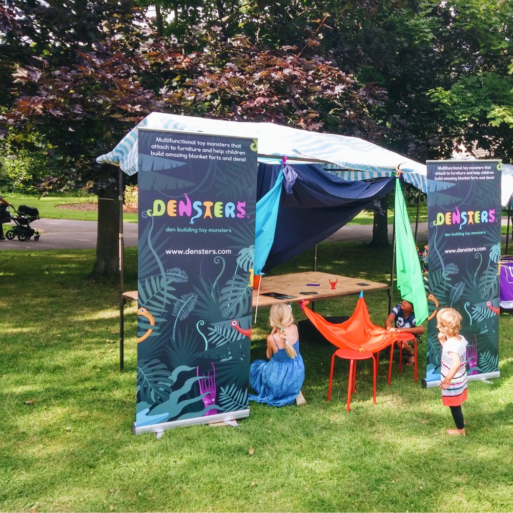 kidesign3d's tweet photo. Indira and Francis taking over our #densters stand at #DiscoLoco 🐥🐙🐊🐌 to build their own #dens! @DiscoLocoUK https://t.co/Hx7HYoyNZU