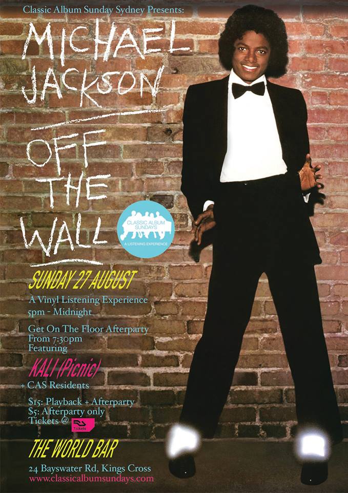 ClassicAlbumSun's tweet photo. #CASSydney returns this Sunday for Michael Jackson's 'Off the Wall' @worldbarsydney https://t.co/vFbpCfqpgH https://t.co/ovClnn9cpL