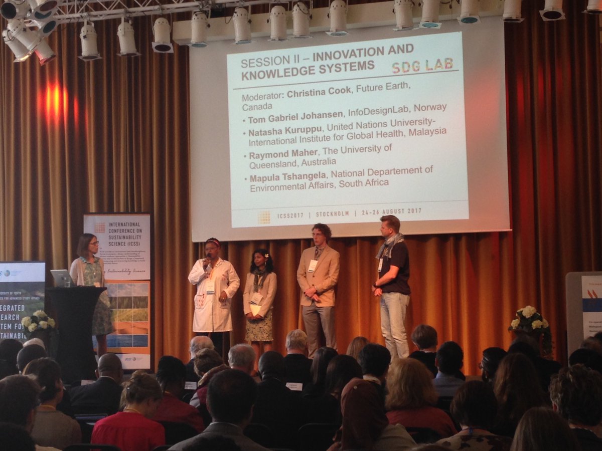 sthlmresilience's tweet photo. All presenters Session 2 #icss2017 #SDGlabs Don't forget that you can read more here: https://t.co/9MQNWWuTYS https://t.co/P65aEnRDC3