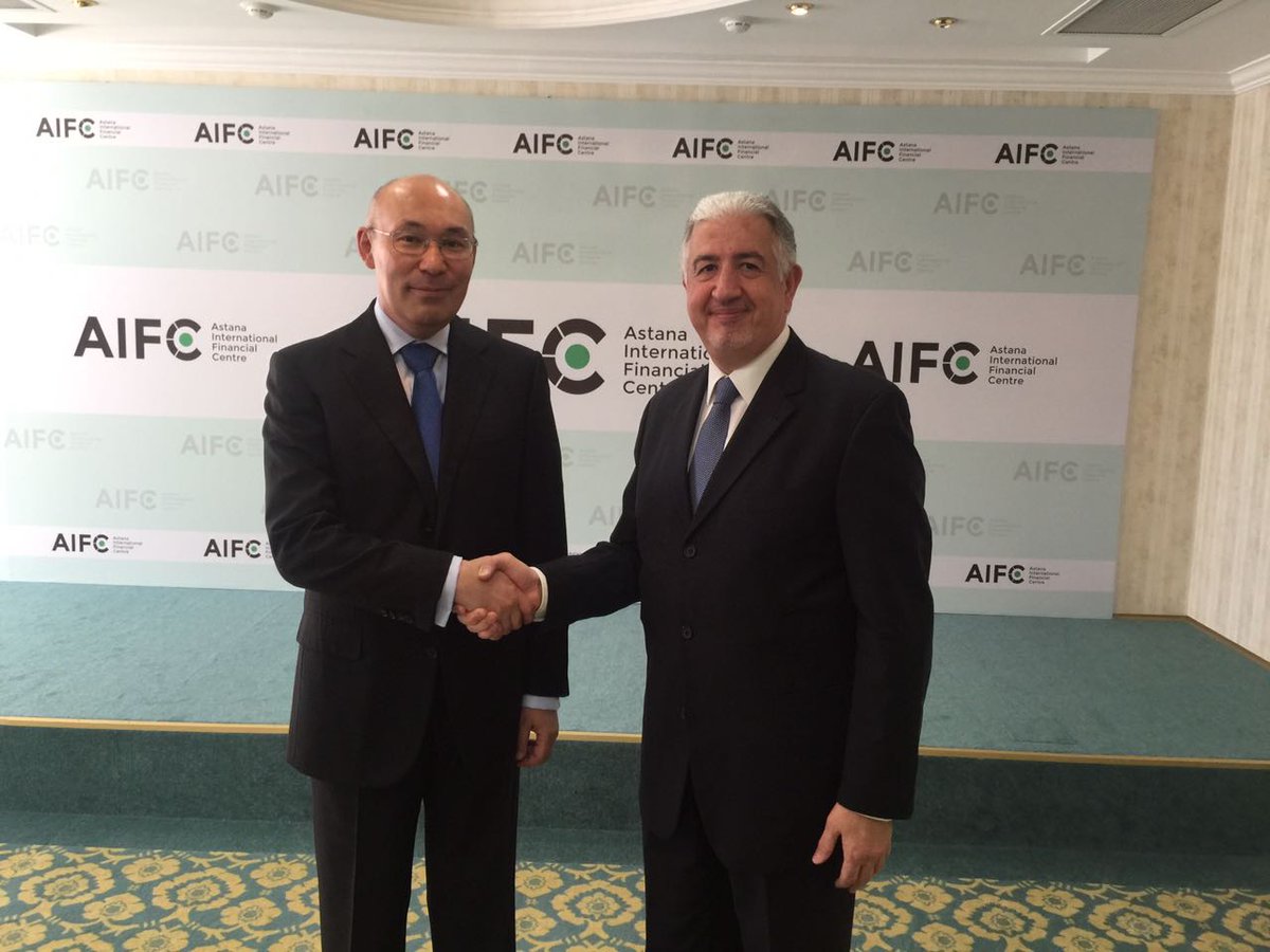 ITFCCORP's tweet photo. @hani_hsunbol CEO @ITFCCORP w/ Mr.Kairat Kelimbetov #governor @AIFC_KZ #agroinvest 2017 #Astana #foodsecurity #trade_development https://t.co/rWkwmDNVEx