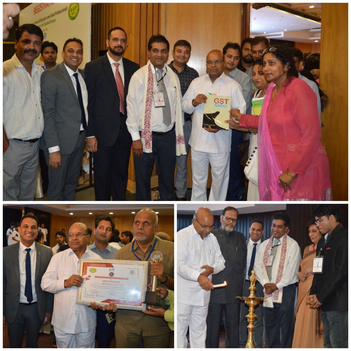 prprofessional7's tweet photo. PR #Professionals associated with #ASEAP & conducted India’s 1st #InternationalExcellenceAward2017 for Service to Disabilities @TCGEHLOT #PR https://t.co/dpsVhbZqma