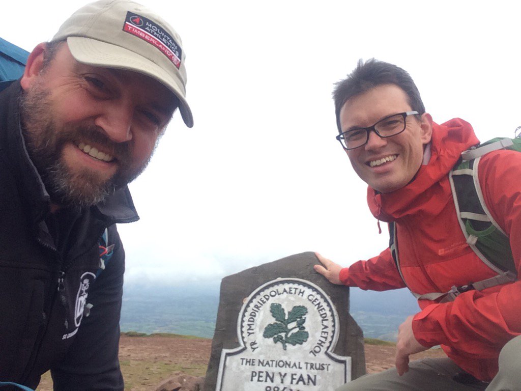 Staff make it to the top, students tomorrow!!!