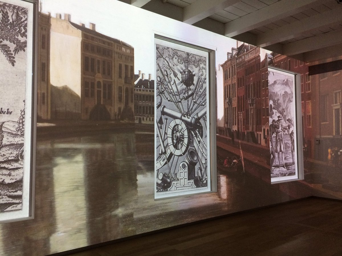 VeraWeterings's tweet photo. De multimediale presentatie Panorama Amsterdam @dehermitage toont de historie van de stad Amsterdam, de Amstel &amp; het gebouw van de Hermitage https://t.co/EwQBtAzOOc