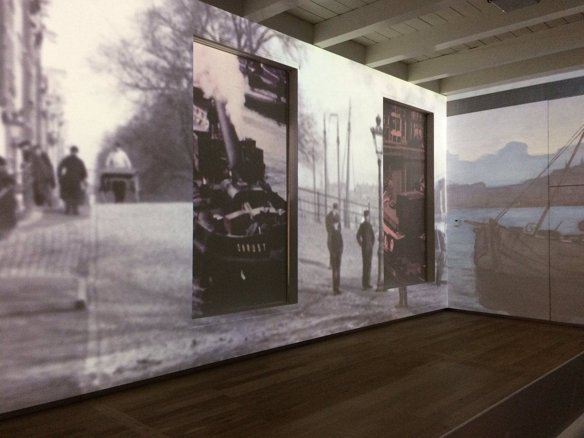 VeraWeterings's tweet photo. De multimediale presentatie Panorama Amsterdam @dehermitage toont de historie van de stad Amsterdam, de Amstel &amp; het gebouw van de Hermitage https://t.co/EwQBtAzOOc