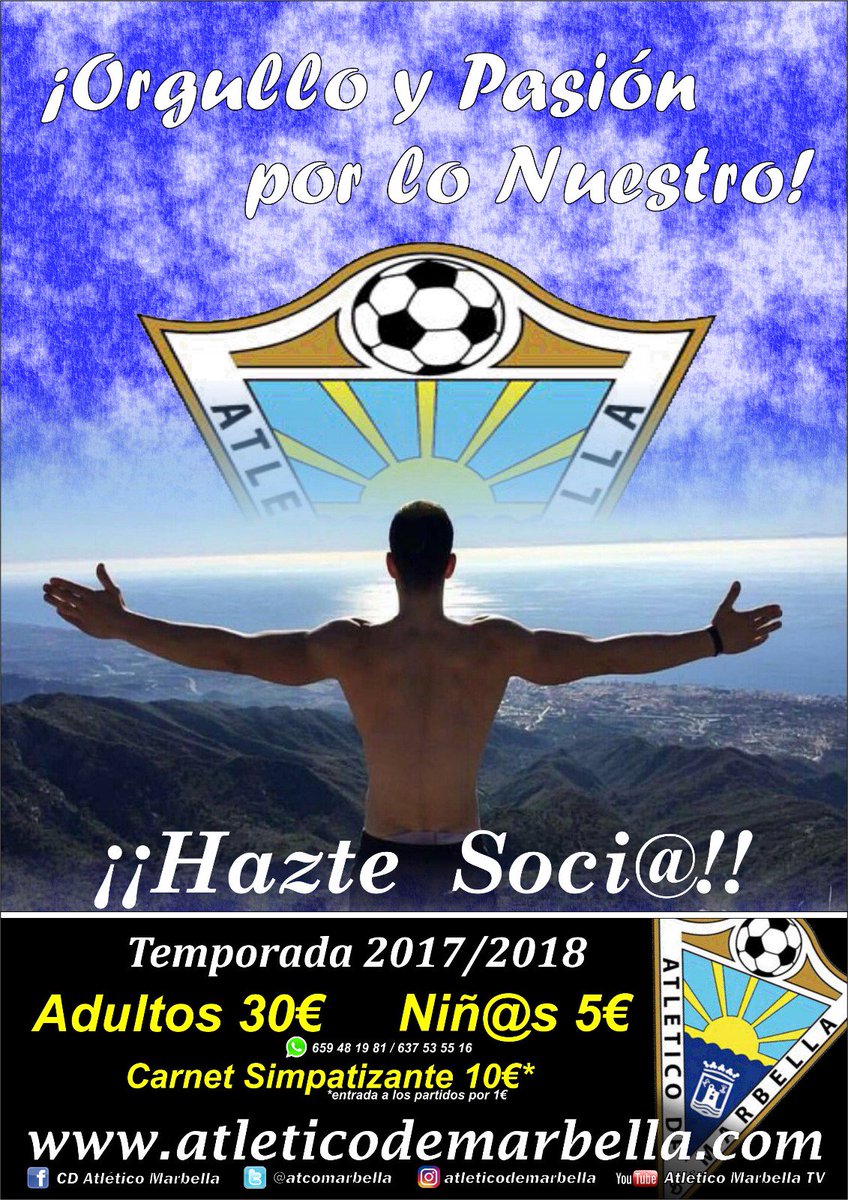 El próximo fin de semana comienza la nueva temporada y necesitamos de vuestra colaboración. Desde tan sólo 10€ nos estarás ayudando. 💪