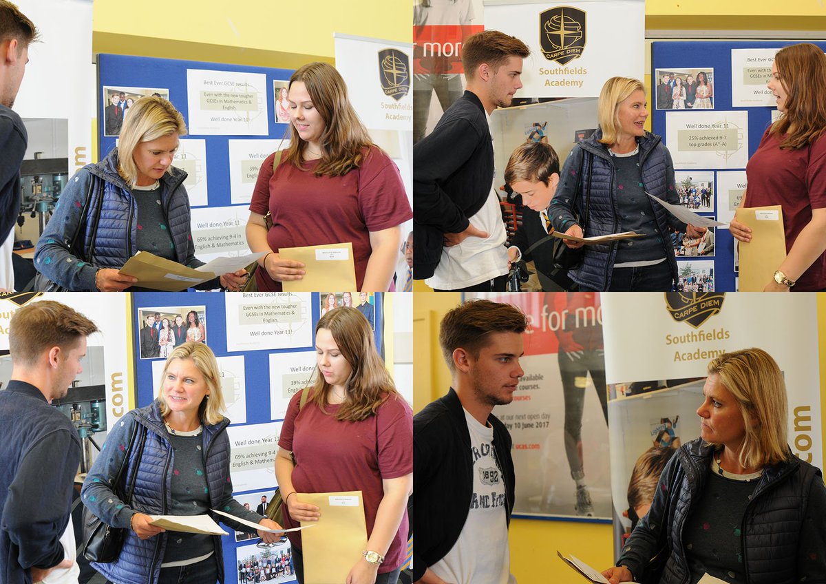 Honoured to have <a href="/JustineGreening/">Justine Greening</a> Sec. of State for Education drop by to open results with Lewis and Wiktoria #success #GCSEresults