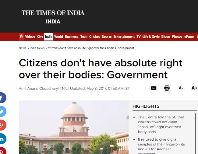 काबा किस मुँह से जाओगे ग़ालिब
शर्म मगर तुमको आती नहीं !!

 #RightToPrivacy 

<a href="/sanjayuvacha/">SANJAY HEGDE</a>