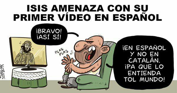 LokiElMentiroso's tweet photo. El ISIS averigüa como tocarle la fibra al cuñado medio.
Ese que vota a C's o al PP porque a la Falange es tirar el voto.
#AlertaYihadM4 https://t.co/yWZnJh2Dz5
