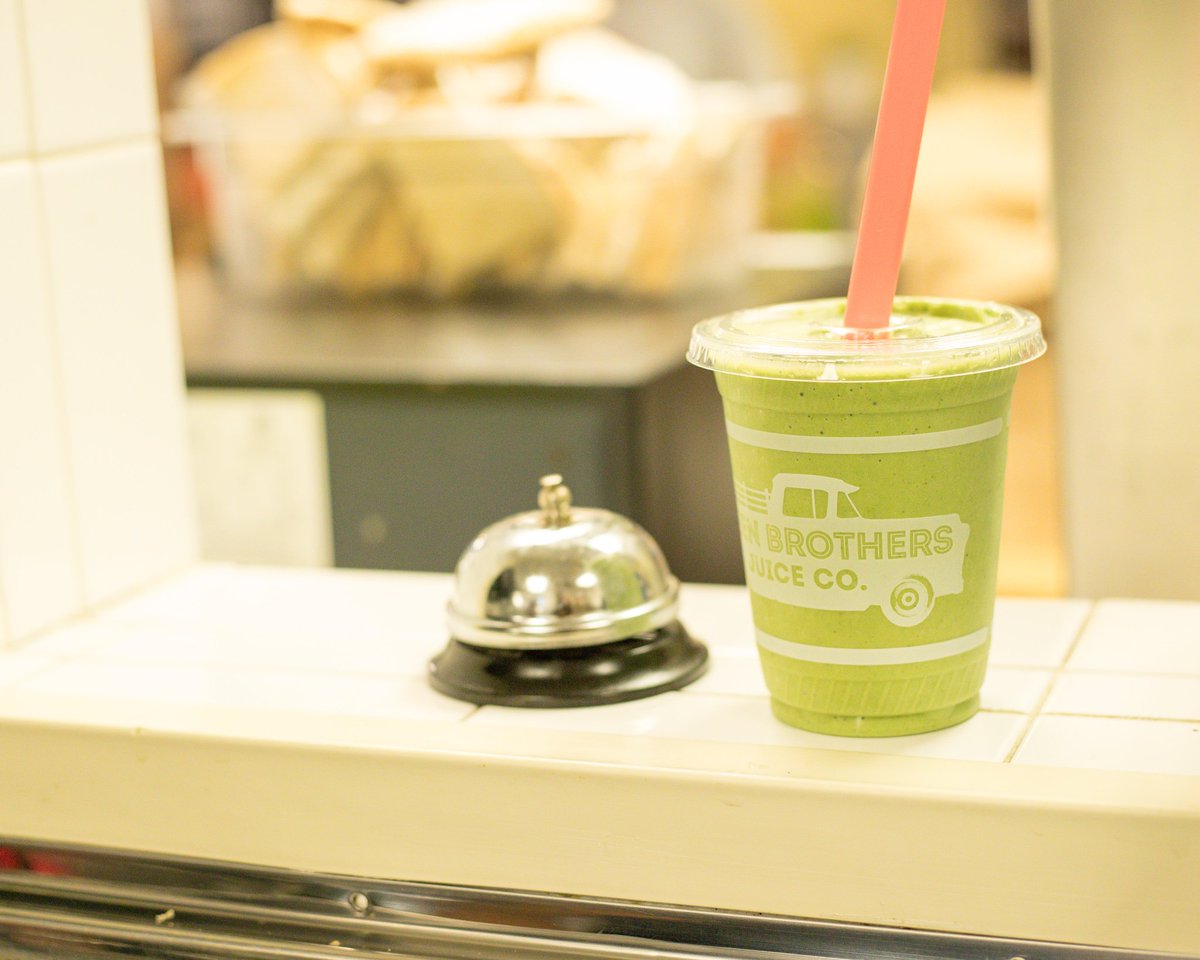 Order up! 🛎 We will be serving up fresh juices and smoothies all day!