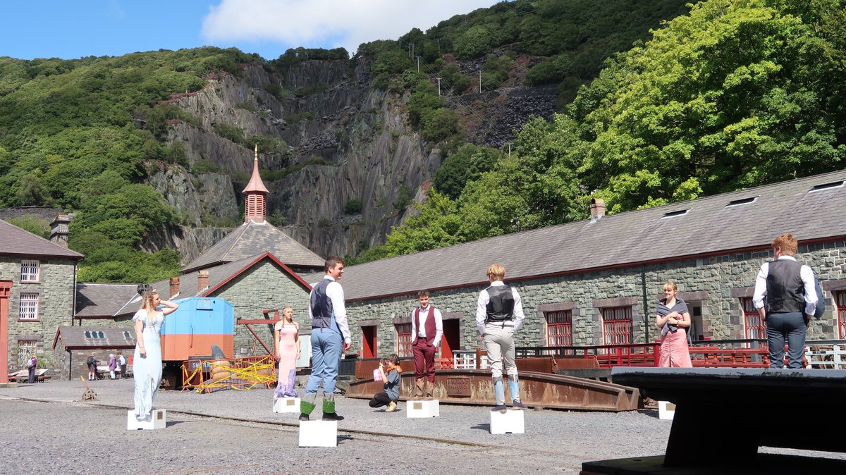 A big thank you to <a href="/AmgueddfaLechi/">Amgueddfa Lechi Cymru | National Slate Museum</a> for welcoming us on Friday! It was the perfect location to perform our piece 'museum'. Thank you again!