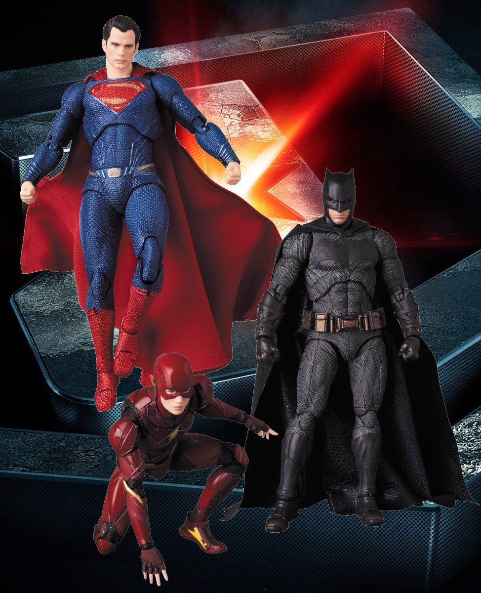 豆魚雷 בטוויטר メディコムの マフェックス Mafex シリーズに映画 ジャスティス リーグ まずはバットマン スーパーマン フラッシュ の3人が先攻で登場です 特にフラッシュ エズラ君の素顔頭部の付属 スーツの高い再現度 とにかくありがとう T