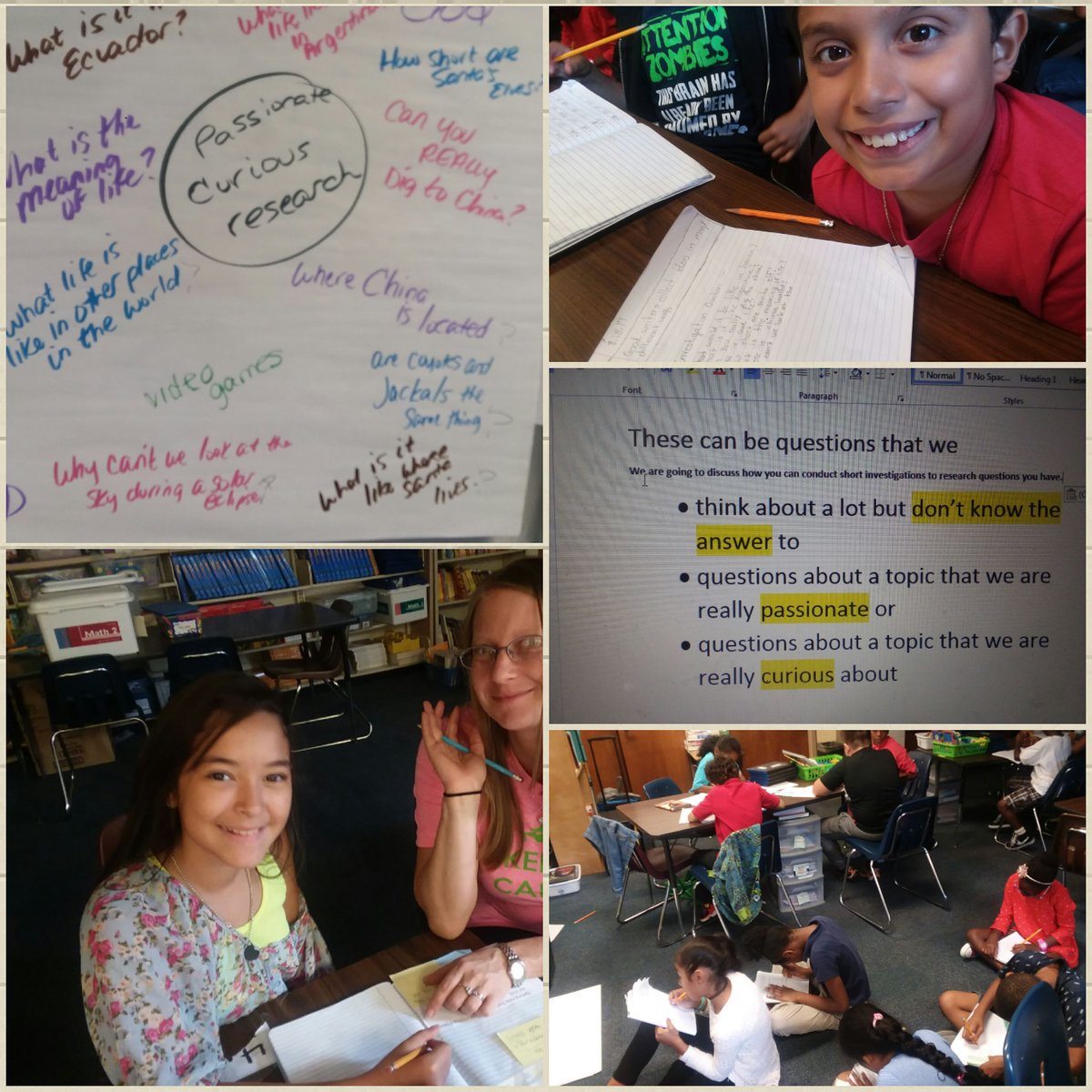 STEMNaomi's tweet photo. Some kids chose to research "The Meaning of Life..." Wow! #launchunit @LockheedElem #lockheedunited #4DMsB https://t.co/PyhWkznRNP