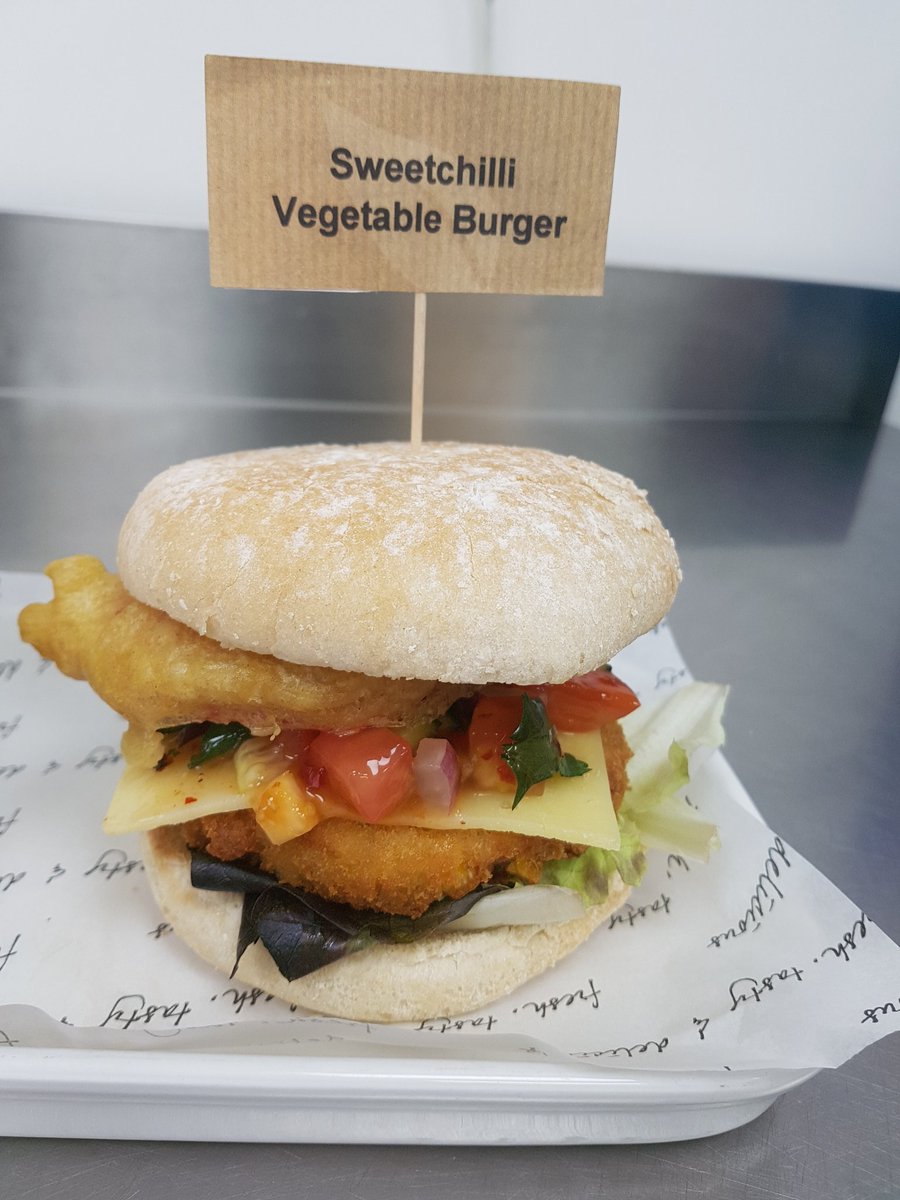 RugbyCatering's tweet photo. National burger day 
#cajunchickenhawaiian
#doublebaconcheese
#sweetchilliveggiburger
@RugbyCatering @Jayson_Bent @chefforelles https://t.co/lGe99pA1Jk