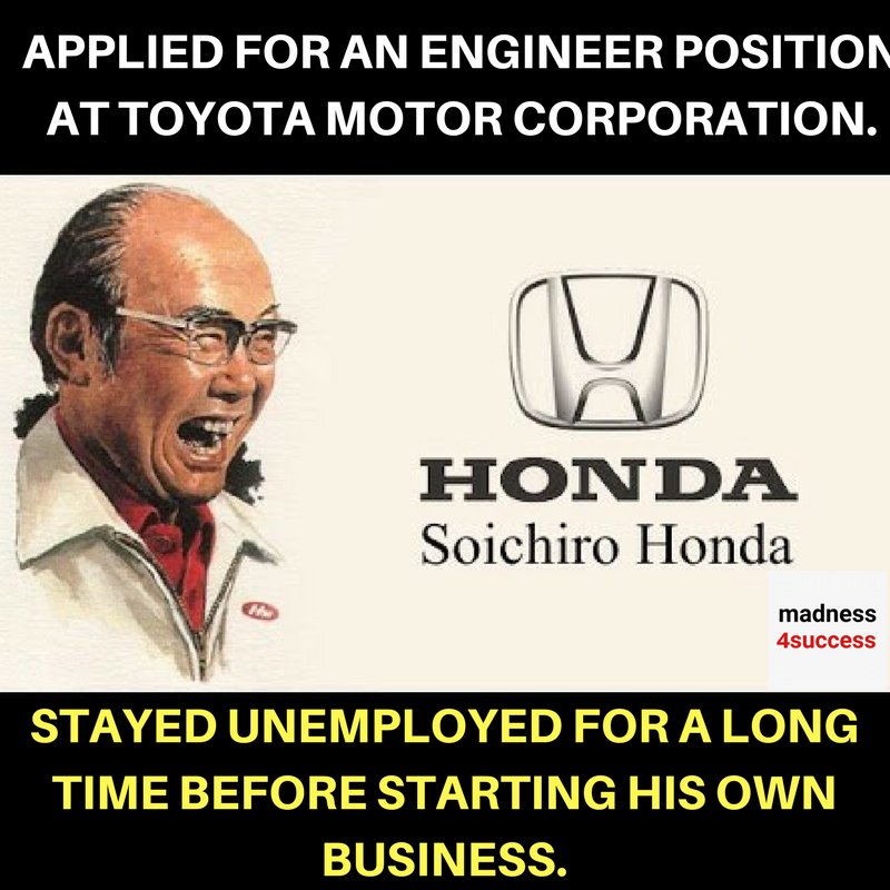 madness4success's tweet photo. #motivation #life 
He stayed unemployed for a long time before starting his own business. https://t.co/87COfDtU7l
