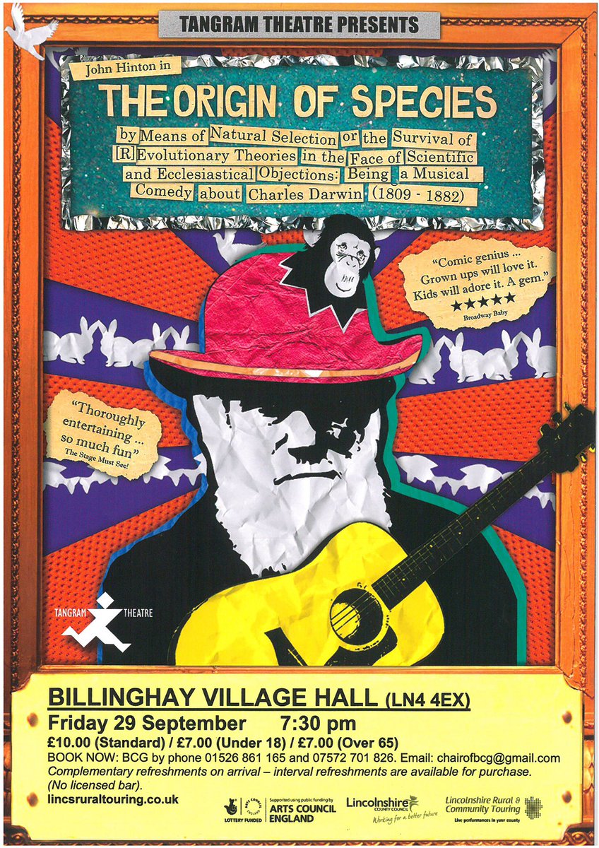 Fabulous theatre production coming to #Billinghay.  Please RT #LincsConnect #WhatsOn