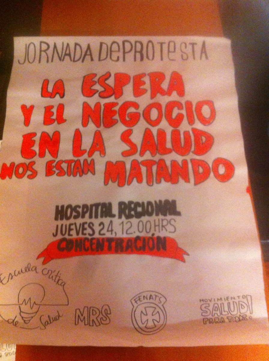 anatrapbiobio's tweet photo. Hoy 12:00 hrs. Hospital Regional de Concepción, San Martín esquina Janequeo @lafundacionsol @FuerzaCabreados @CNT_NOmasAFP @escrisal https://t.co/yTdZEcSOYI