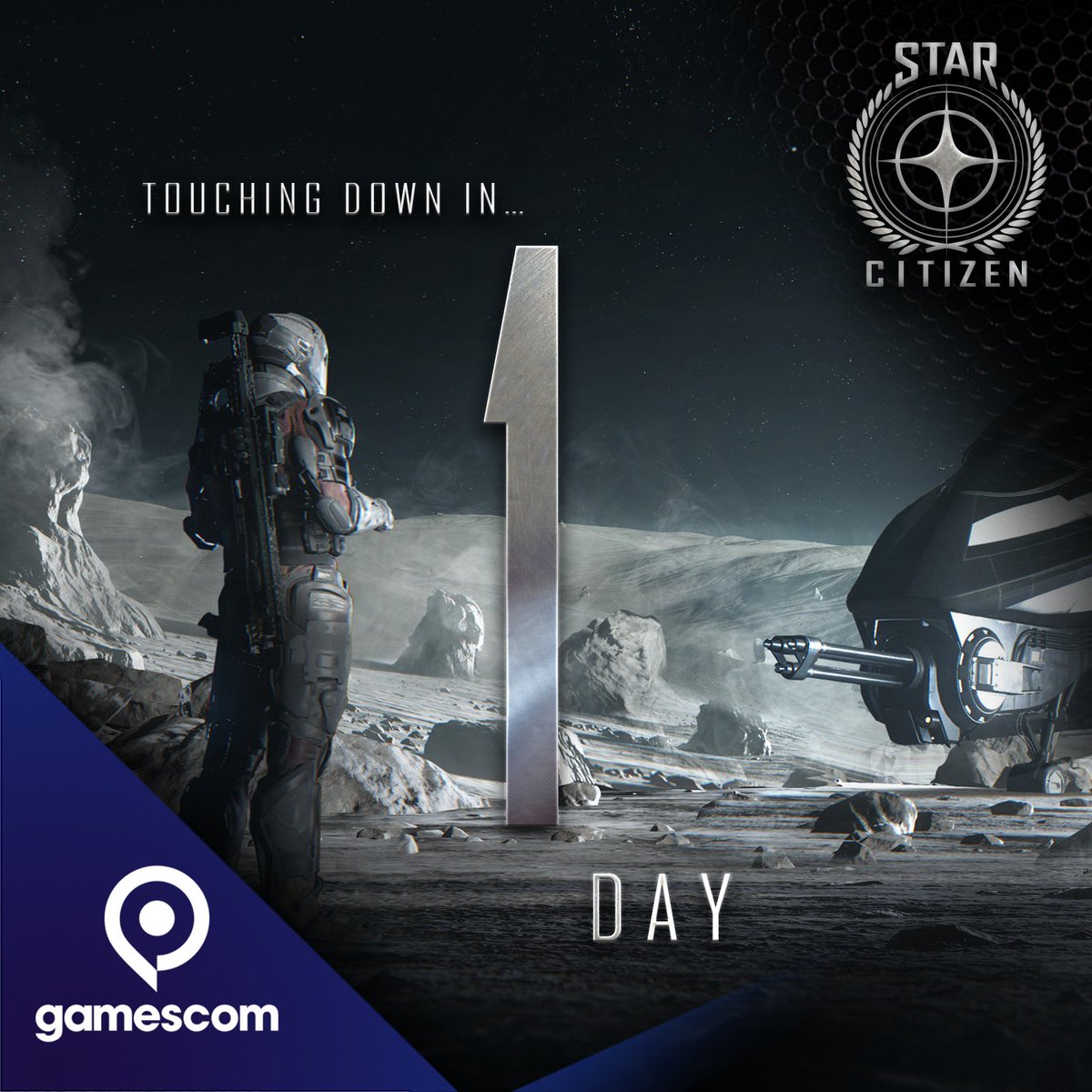 RobertsSpaceInd's tweet photo. Tune in August 25th, 7pm UTC at https://t.co/oEOLxfJfL3   #Gamescom2017 #StarCitizen https://t.co/3K74dhknvP