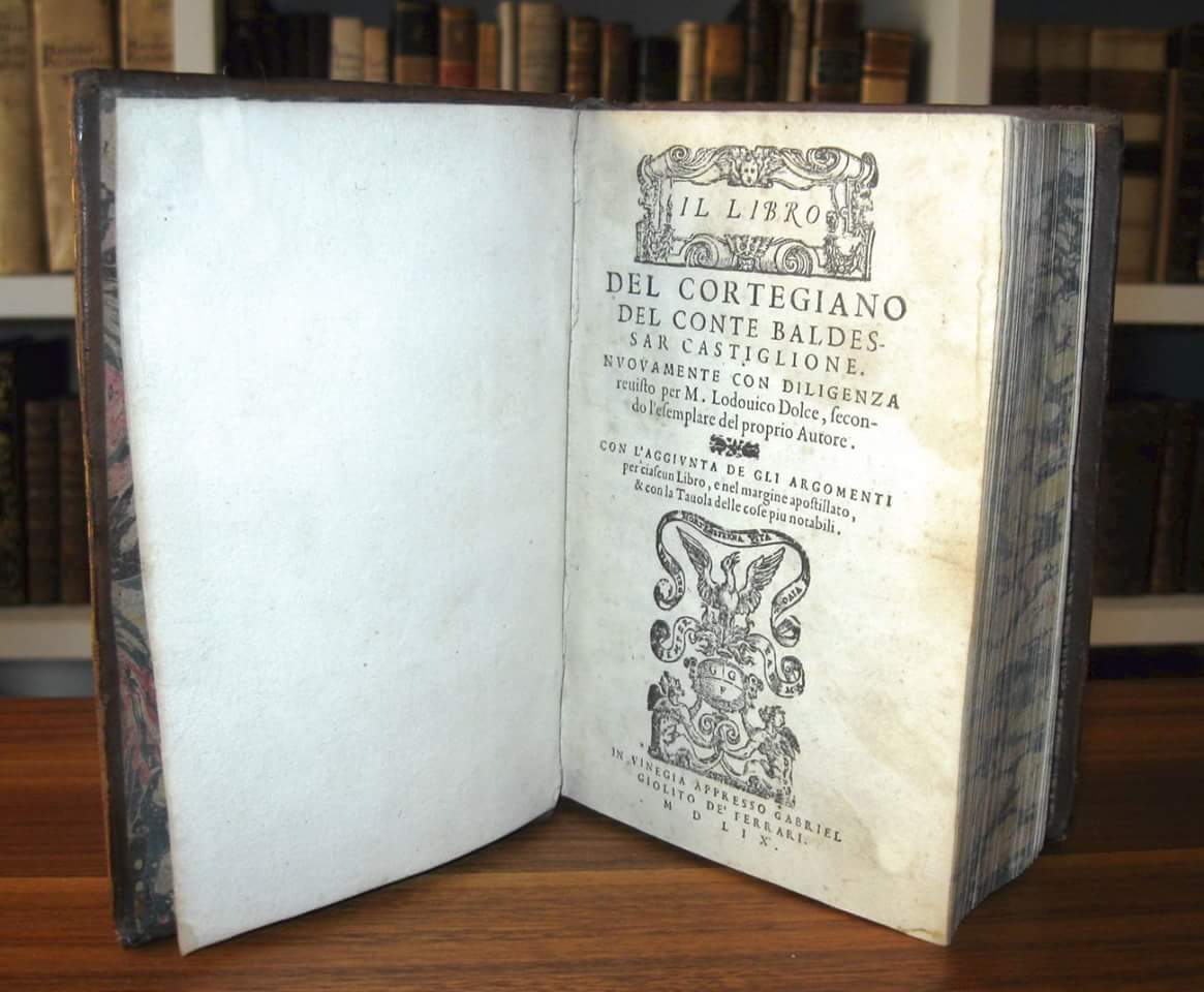libriantichi's tweet photo. Baldassarre Castiglione - Il libro del cortegiano - Venezia, Giolito, 1559 📚 Info >> https://t.co/x1IUOdWJp7 #libriantichi #rarebooks https://t.co/cZOloMxcUo
