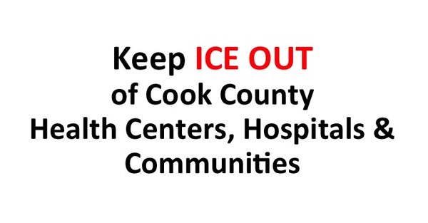 RachelReichlin's tweet photo. Tell CookCtyHealth &amp; Toni Preckwinkle: Protect immigrants &amp; all people #PublicHealthWoke #Not1More #TWILL #Chicago https://t.co/qcPB2017fc https://t.co/h9cvWcjxM5