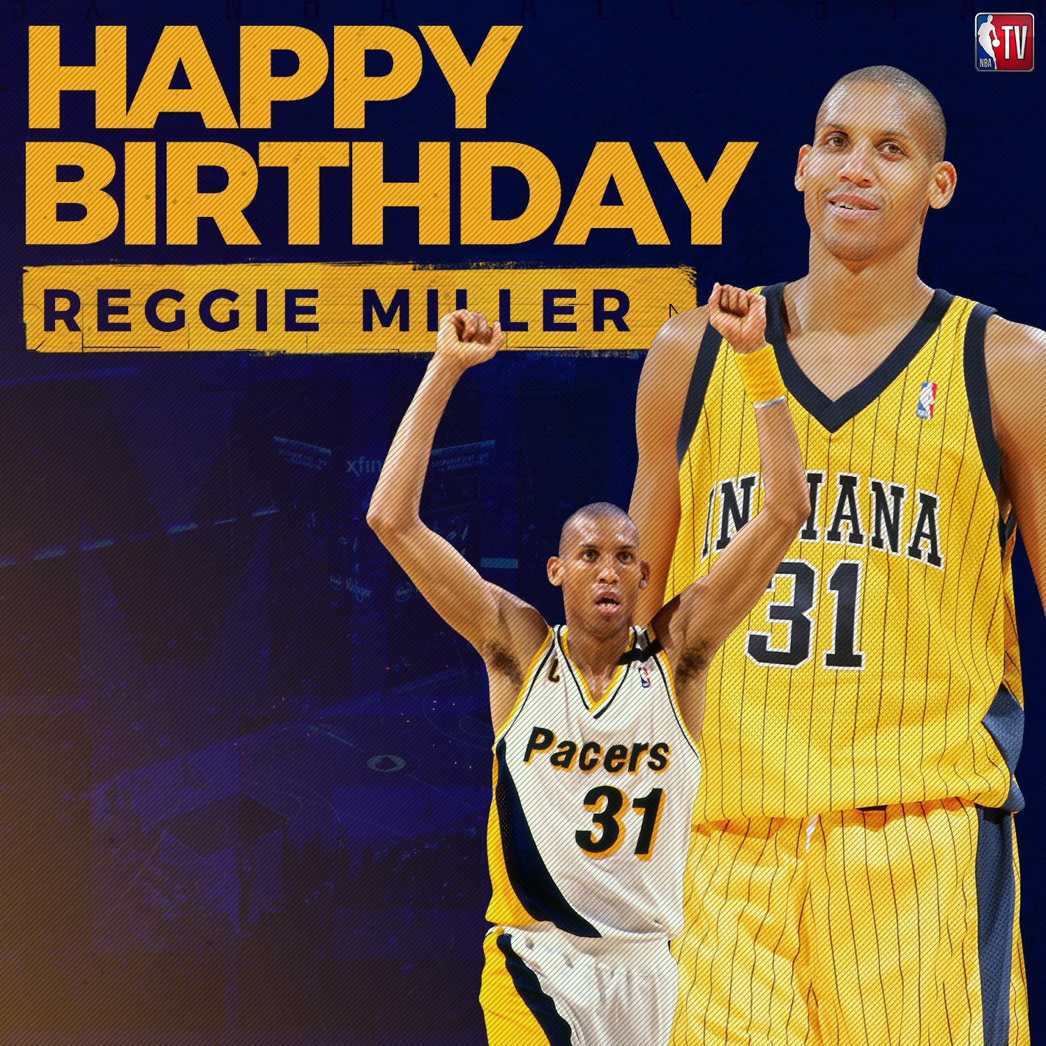 5x NBA All-Star
Hall of Famer 

Happy 52nd Birthday to Reggie Miller!  