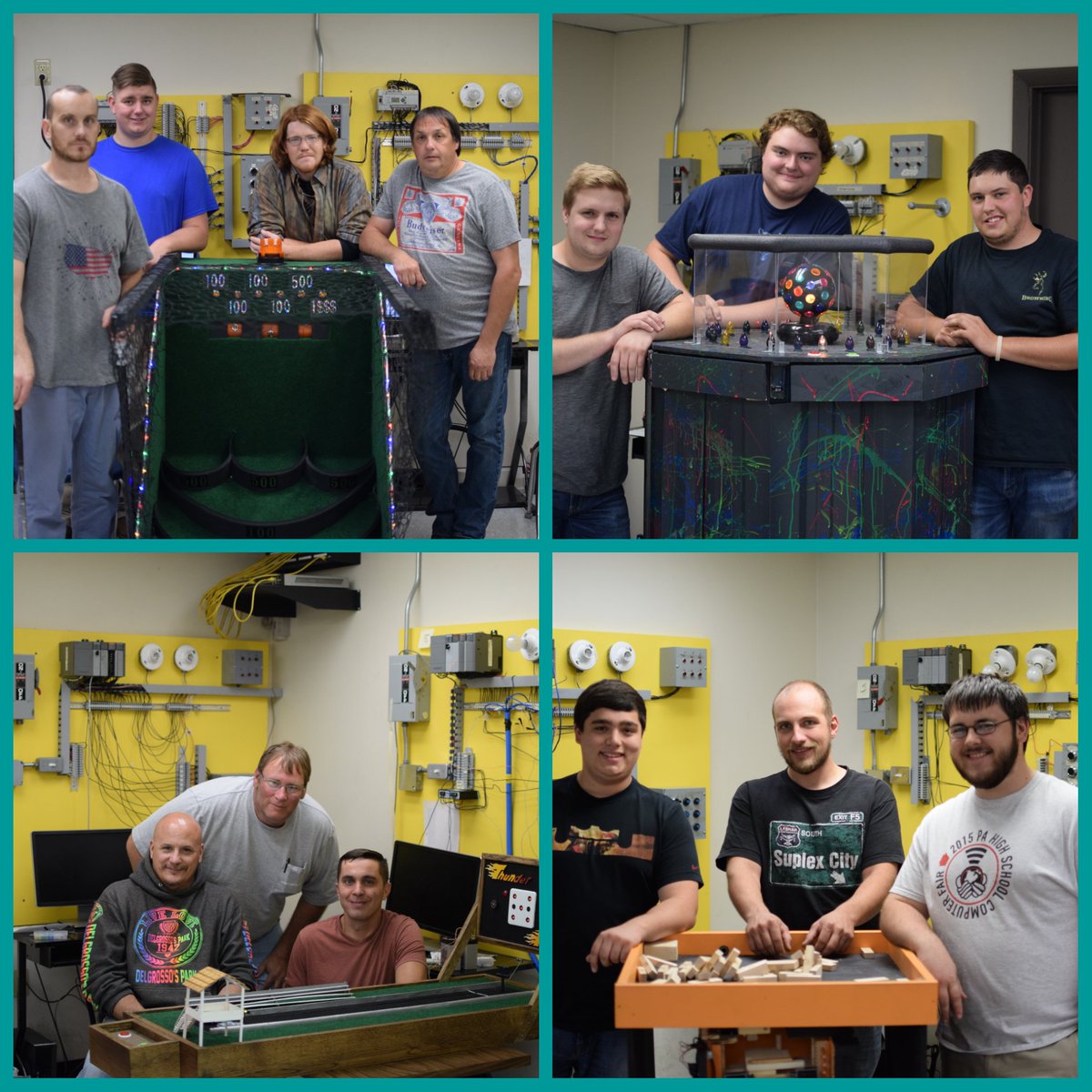 TriangleTech1's tweet image. PLC projects from our 4th term ME students in DuBois. Great work! #triangletech