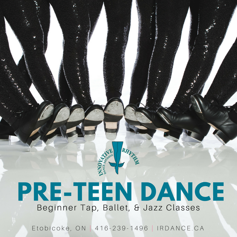 New to dance? Spaces remaining in pre-teen tap, ballet, &amp; jazz classes! Register @ IRDance.ca #TorontoDance #EtobicokeDance #Danceclass