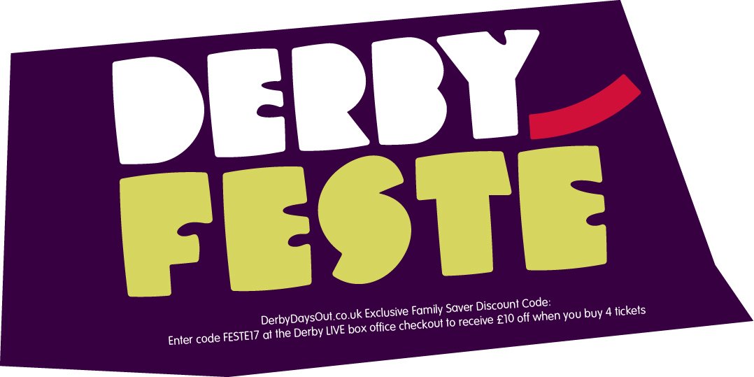 DONT FORGET! Use our exclusive family saver code FESTE17 for Fridays ace act at <a href="/derbyfeste/">Derby Festé</a> All the info here: derbydaysout.co.uk/event/derby-fe… RT