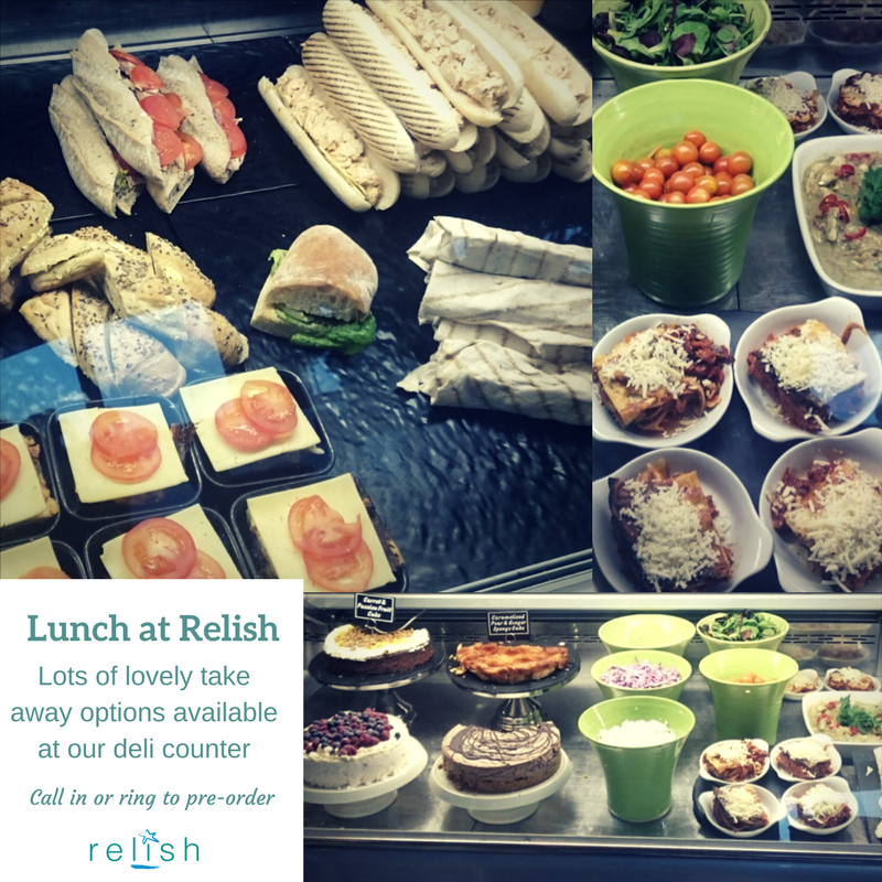 CafesRelish's tweet photo. Deli options for lunch! Call in or ring to pre-order and just collect. #relish #lunchtime https://t.co/dCKWSeMerZ