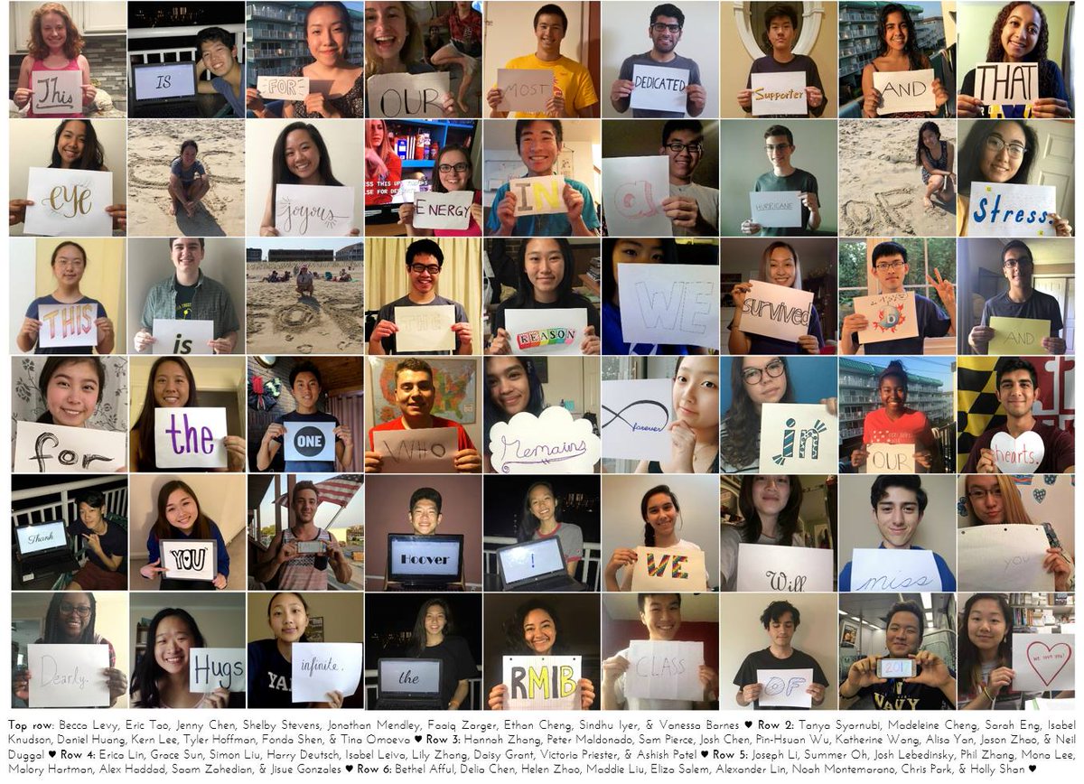 IBeducatedRMHS's tweet photo. The 2017 #RMIB students made this collage 4 me.  I finally got to see it. They represent some 163 @IB_DP grads.  #decade #legacy #Ididthis https://t.co/YLsR18dk1A