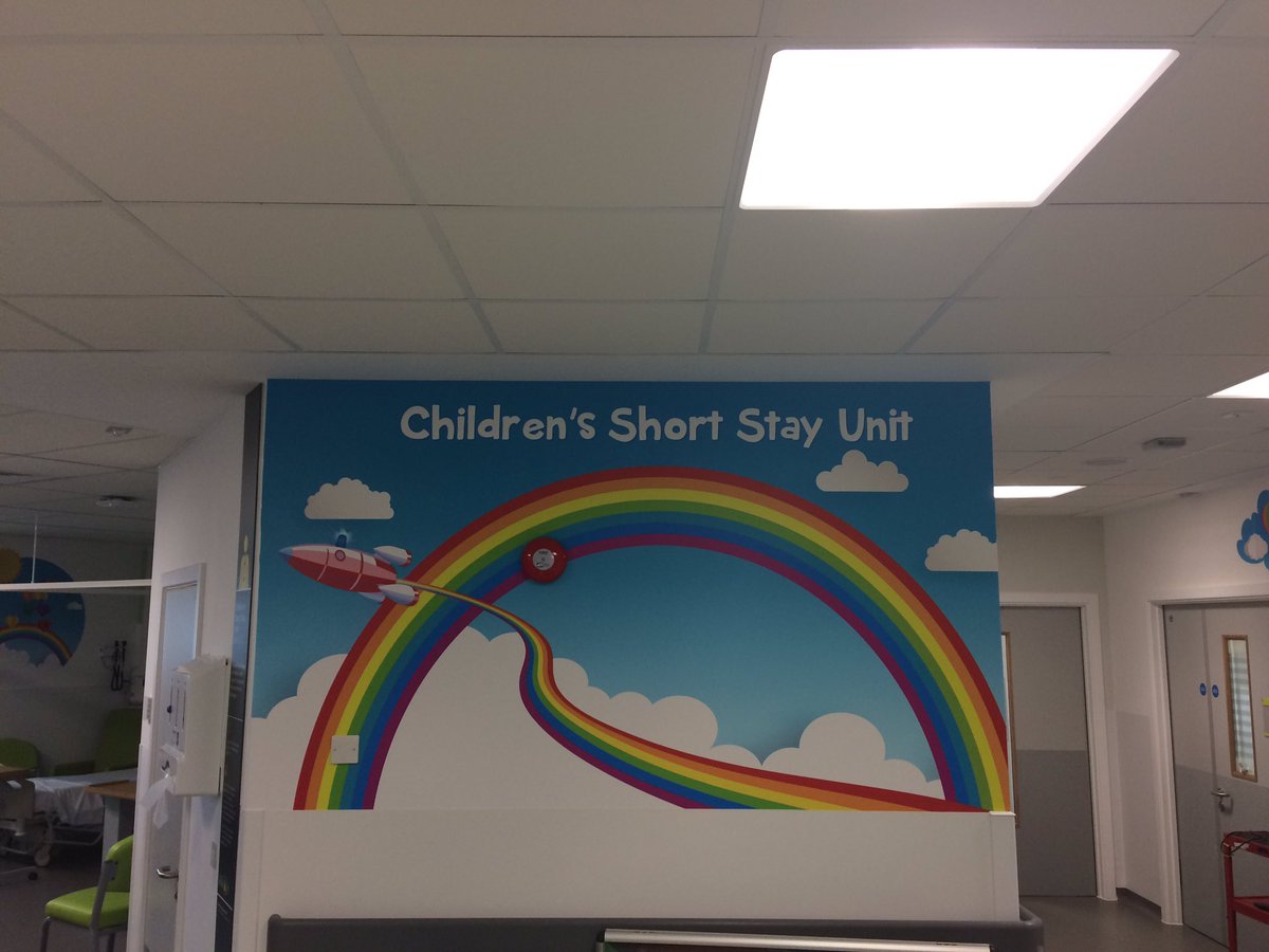 catman161's tweet image. Loving the new graphics in @Leic_hospital Children's Short Stay Unit #CSSU