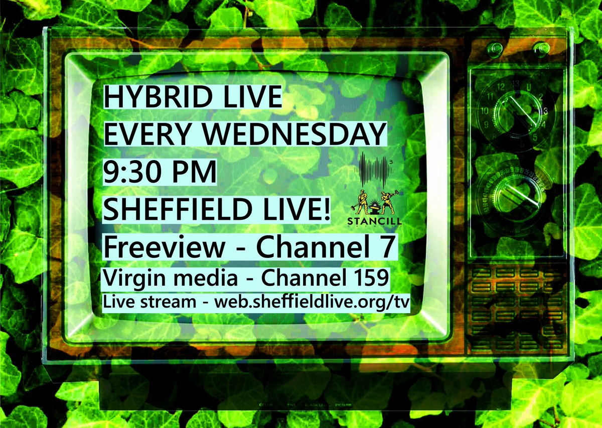 hybrid3studios's tweet photo. Check out our brand new local music show on Sheff Live TV https://t.co/uhuLwfZB0G