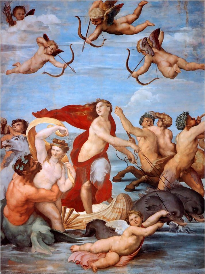 arteaIdia's tweet photo. "The Triumph of Galatea" (1512), Rafael Sanzio (Italia) - Alto renacimiento https://t.co/r489EusHHK