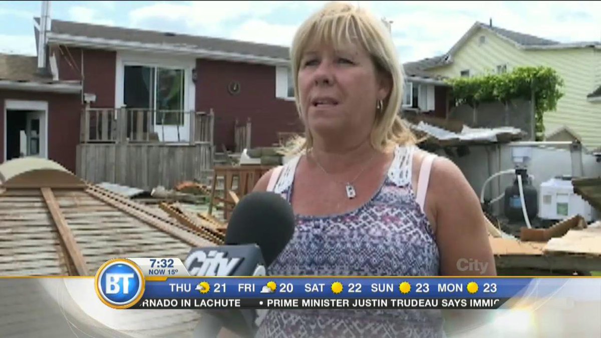 Tornado damages hundreds of homes in Lachute https://t.co/hgMnJENoel