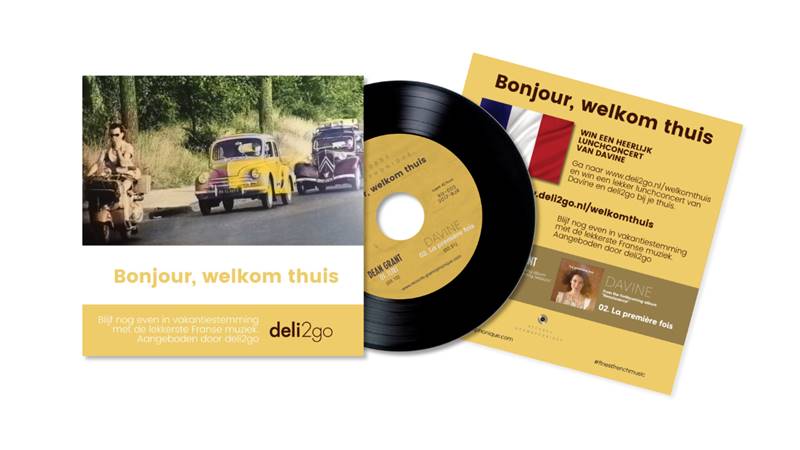 Haal de Franse sfeer in huis. Meld je nu aan via bit.ly/2v86buh en win een concert van <a href="/DavineFanpage/">Davine</a> en #deli2go bij je thuis.