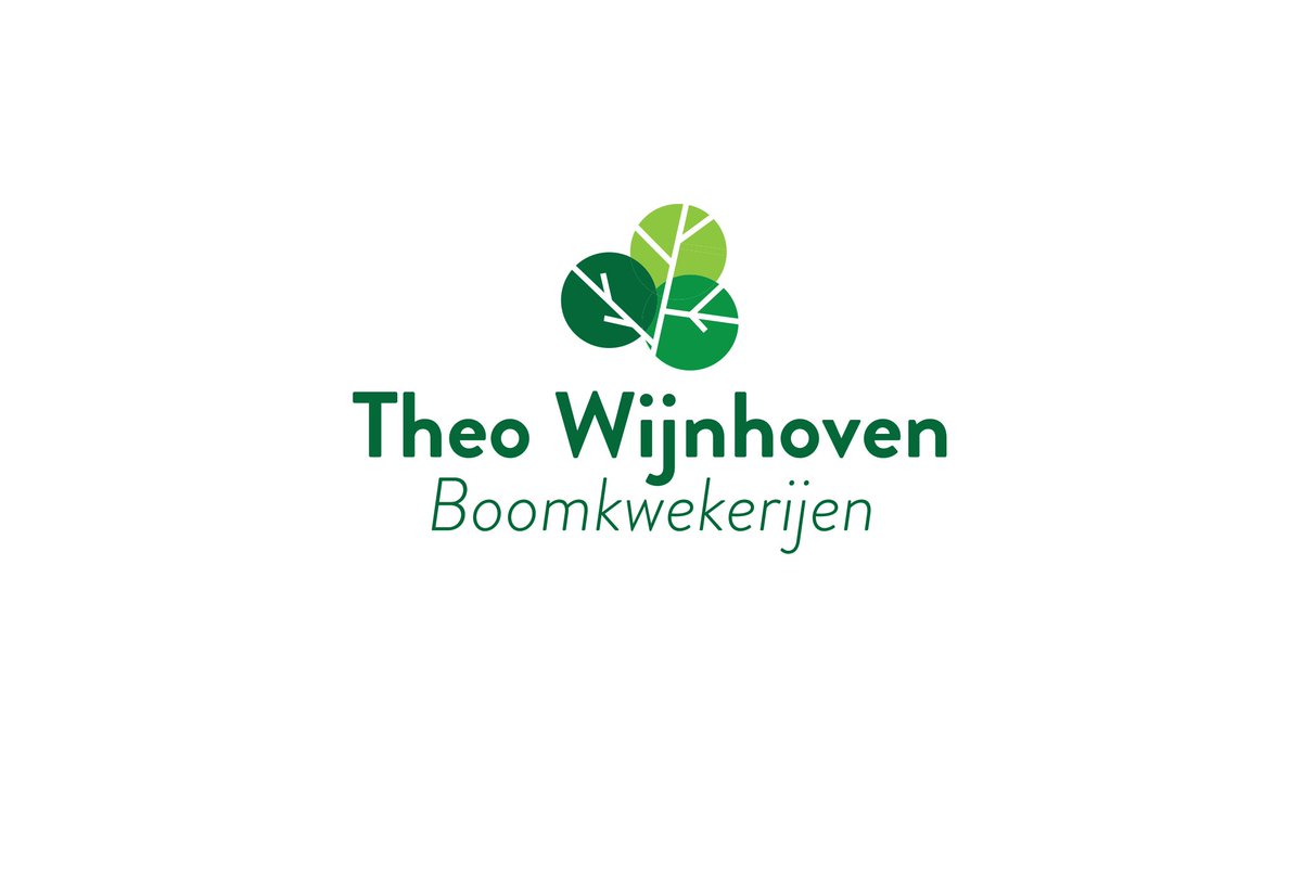 Semantiqstudio's tweet photo. 'Theo wil graag de kleur groen terug laten komen'. Nou, dat is gelukt!  Theo Wijnhoven Boomkwekerijen is weer up-to-date. #logo https://t.co/88U4LkLDQZ