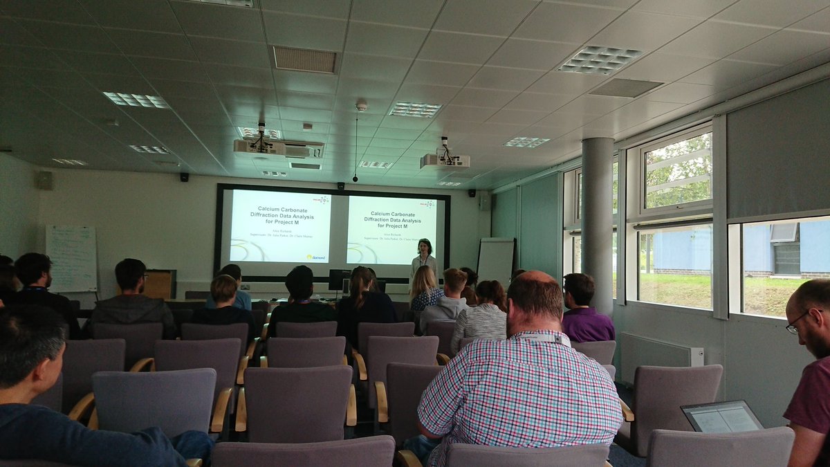 DLSProjectM's tweet photo. Alice has just presented some of her results to staff @DiamondLightSou. Check out her blog to learn more! https://t.co/eHftU0ztQs https://t.co/xs1tykPJhU