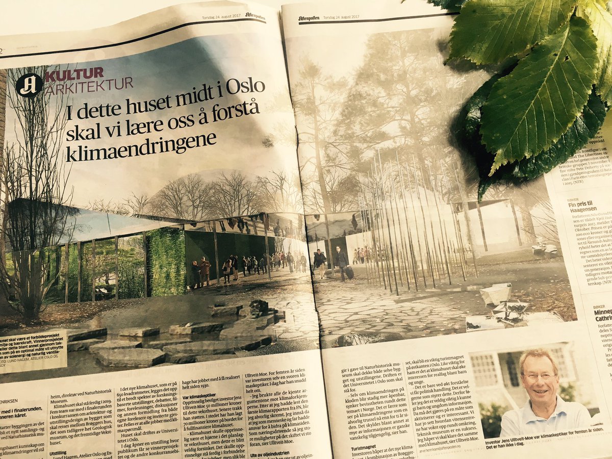 Expology The Winning Combination Atelier Oslo Lund Hagen Expology Together We Are Creating Oslo S First Ever Klima Hus Today S Aftenposten T Co Xkl6uxg2eq